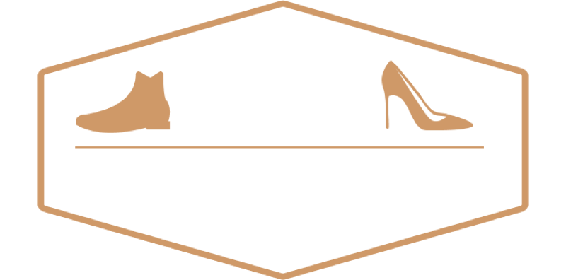 AK Shoe Repair logo — a boot and heel mark