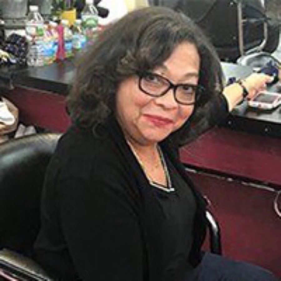 Portrait of stylist Narcy in the shop