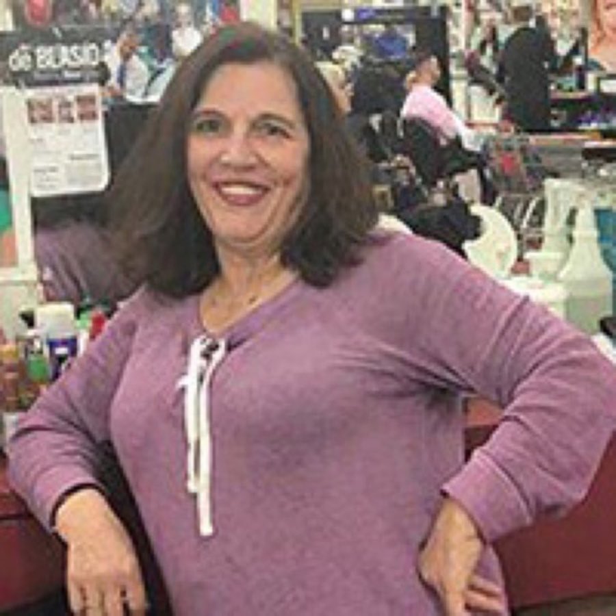 Portrait of stylist Suzy in the shop