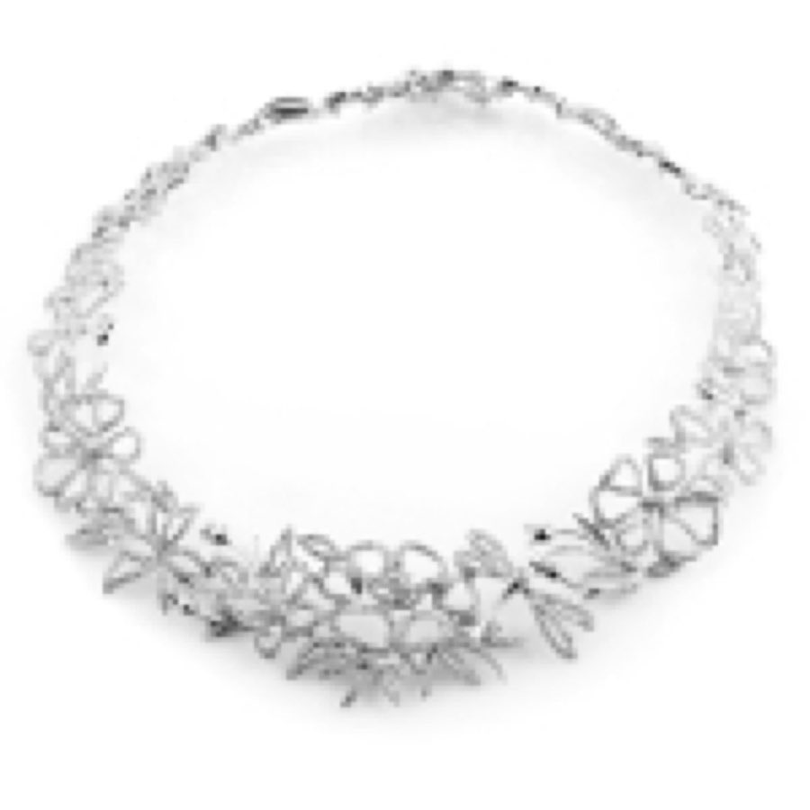 A beaded diamond collar necklace, one of the categories DRS NY repairs