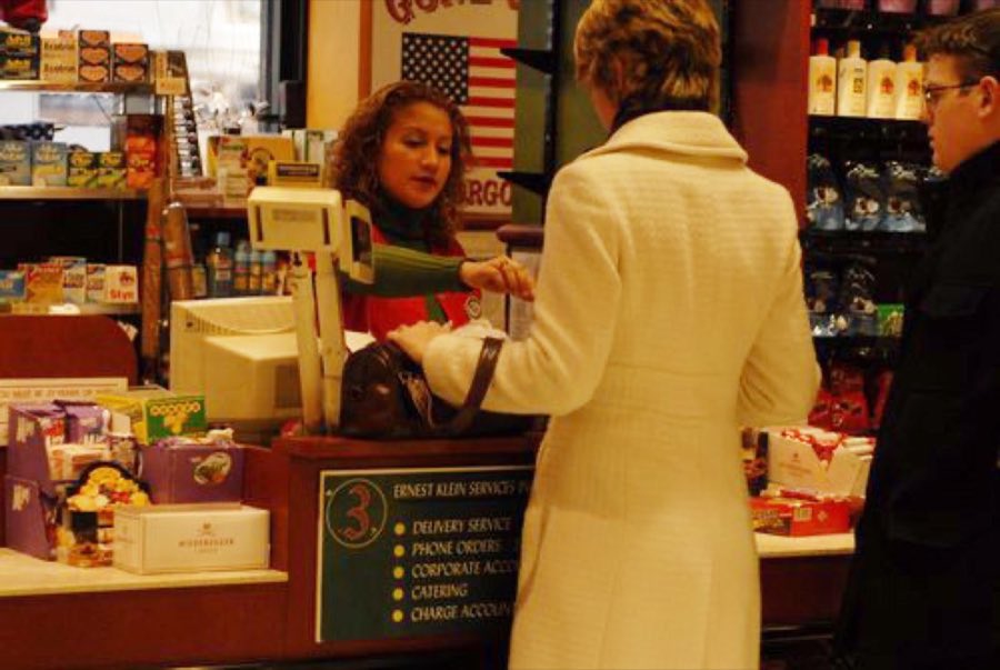 Checkout register area of the store