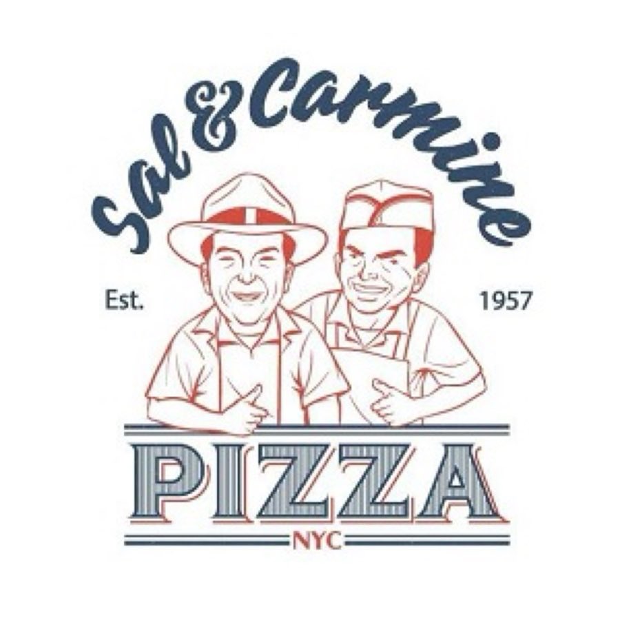 Sal & Carmine Pizza crest logo, established 1957