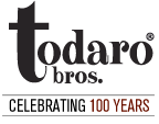 Todaro Bros. wordmark with a Celebrating 100 Years badge